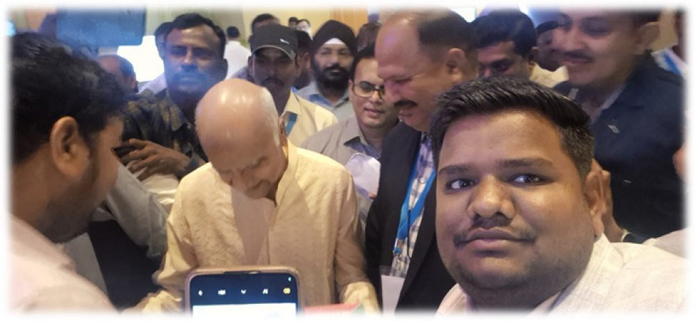 टैली को- फाउंडर पदम श्री एवार्डेड भरत गोयनका जी के विचार समझने व उनसे मुलाकात हमेशा याद रहेगी होटल ताज दिनाक 19/02/2025 बेंगलोर