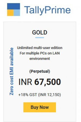TallyPrime Gold